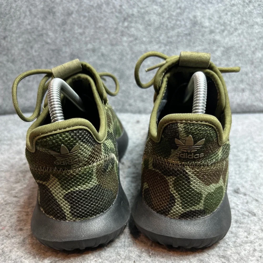 Adidas Originals Tubular Shadow Womens Green Camo Sneakers Comfort Size 7